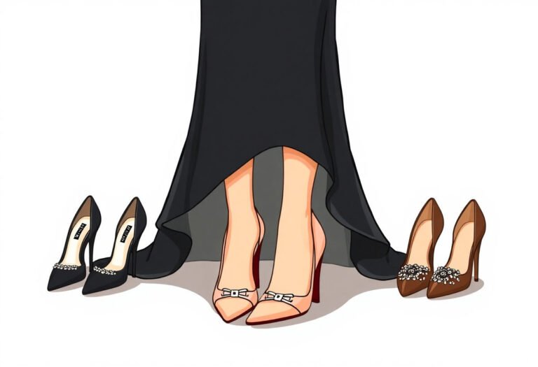 The Ultimate Guide to Choosing Shoes for a Black Dress at a Wedding