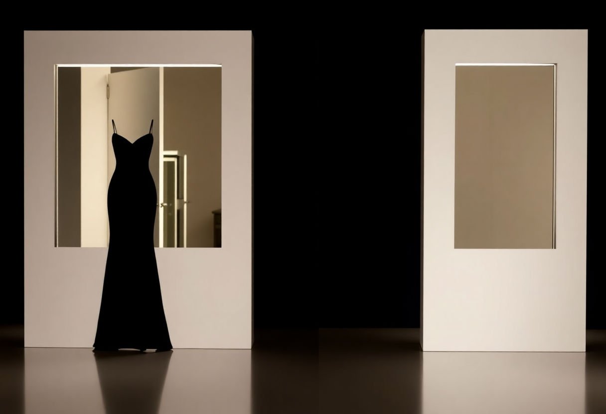 Formal black evening gowns