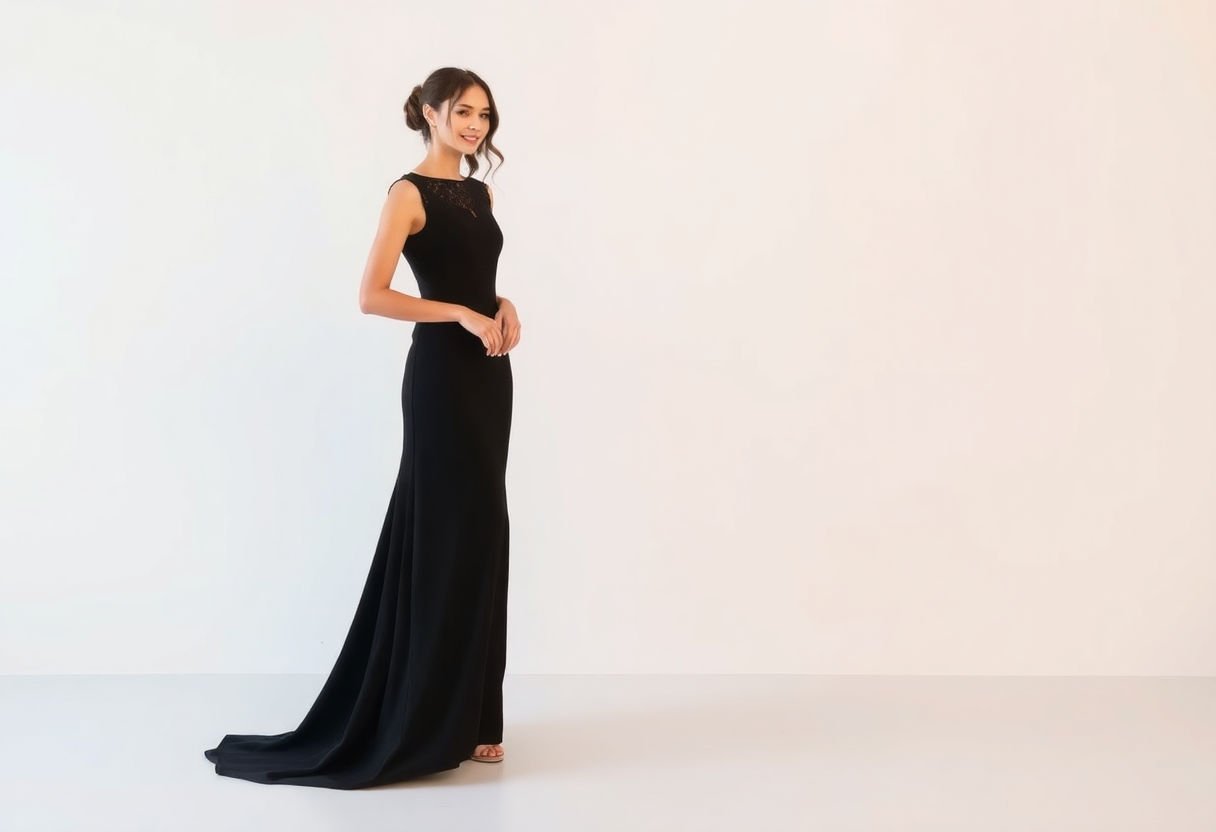 Elegant Styles: Long Black Dresses for Wedding Guest Perfection